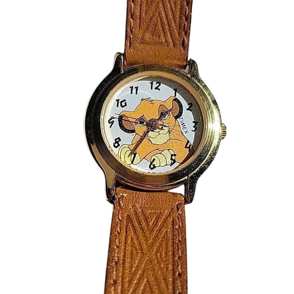 Disney Timex Watch 1994 LION KING SIMBA LIMITED EDITION 1 OF 15,000 LeatherBand